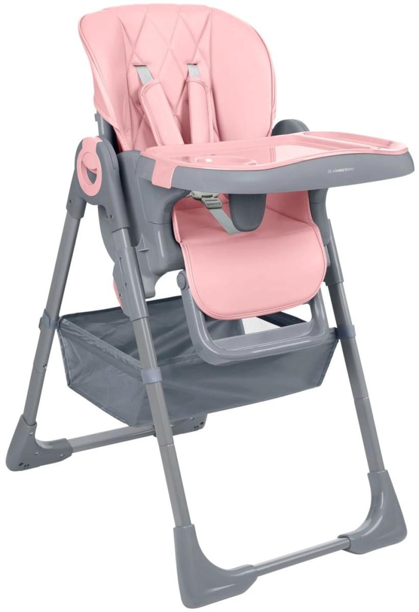 Scaun reglabil pe inaltime de masa Kikka Boo Comfy+ Pink