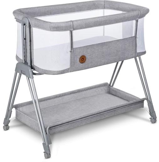 Детская кроватка Lionelo Luna Grey Concrete