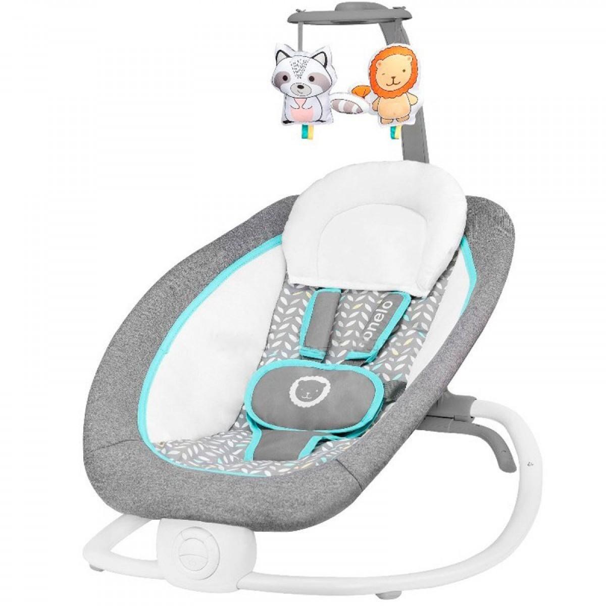 Шезлонг детский Lionelo Pascal Scandy Grey