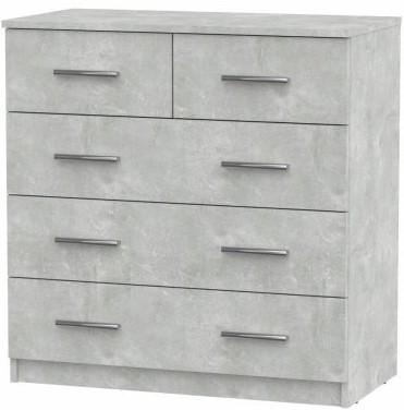 Comoda KompaniT 2+3P Atelie Deschis (Gri)
