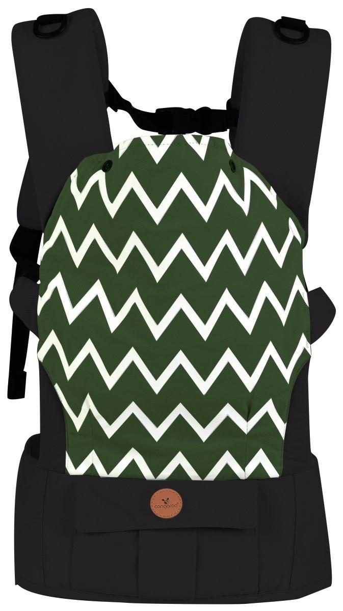 Marsupiu pentru bebelusi Moni Explorer Dark Green