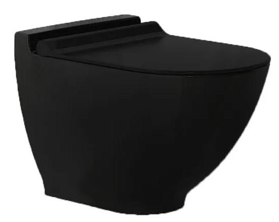 Vas WC Bien Banyo Harmony No-Rim Matte Black+Capac Vento Elite