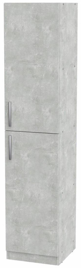 Шкаф пенал KompaniT КШ-13 Ателье Светлый (Серый)