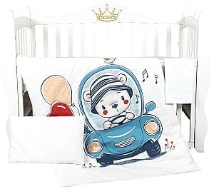 Lenjerie de pat pentru copii PernaMea Premium Cars (3 piese)