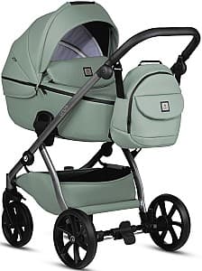 Коляска 2 в 1 Tutis UNO5+ LEATHER Sage