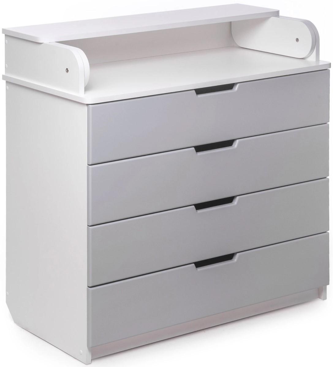 Детский комод Happy Baby Pro 800 MDF Серый