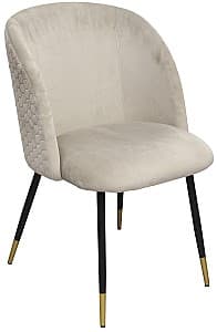 Железный стул DP Spectre Beige HLR 7+Black Gold Legs