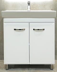 Dulap sub lavoar Bayro Allure Alb Mat 121114