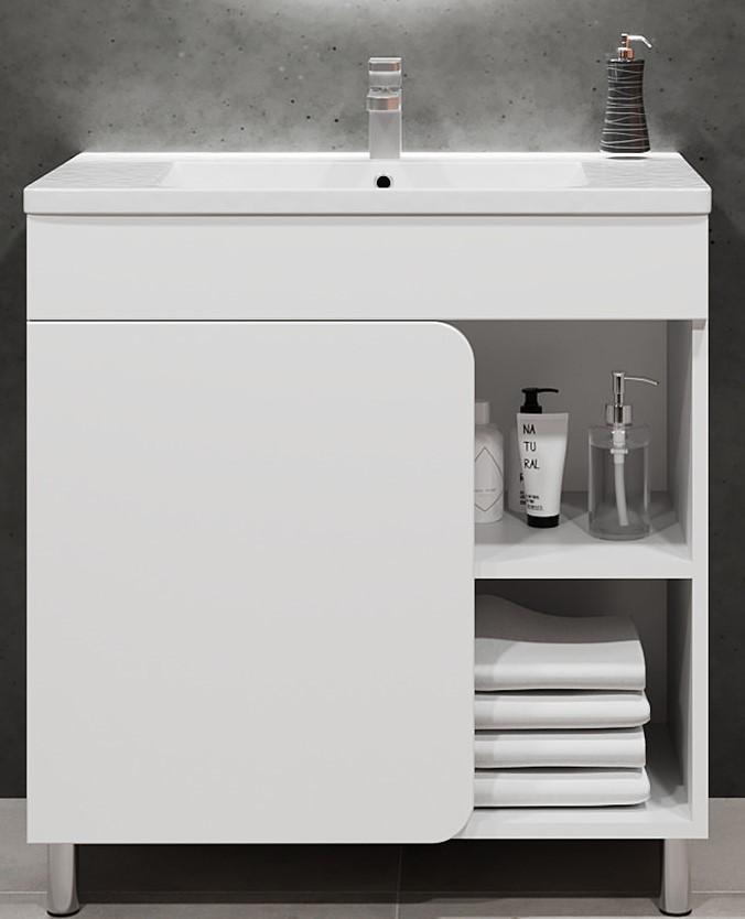 Dulap sub lavoar Bayro Soho Alb Mat