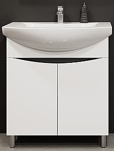 Dulap sub lavoar Bayro Elara Duo Alb Mat 122187