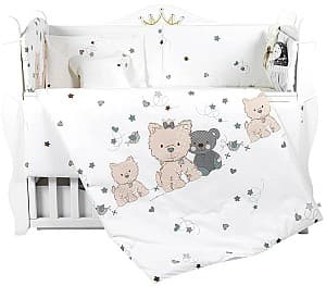 Lenjerie de pat pentru copii PernaMea Lovely Puppy (8 piese)