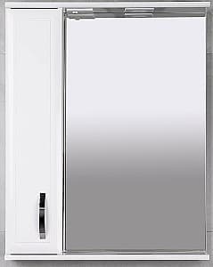 Шкаф в ванную Bayro Allure 600x750 левый Матовый белый