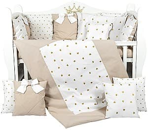 Lenjerie de pat pentru copii PernaMea Pillows Maro
