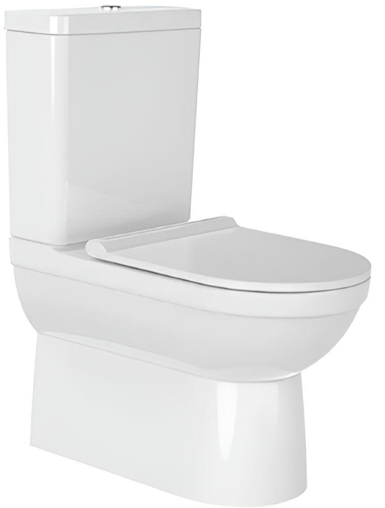 Vas WC Bien Banyo Capri BTW White No-Rim+Capac