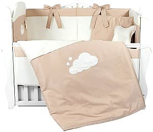 Детское постельное белье PernaMea Satin Медведь Коричневый (8 предметов)