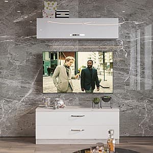 Living PS X-1 (1.2 m) Stejar Cortona / Alb