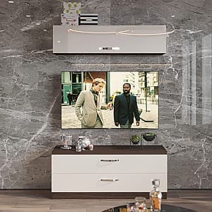 Стенка PS Х-1 (1.2 м) Мокка / Бьянко-Бежевый