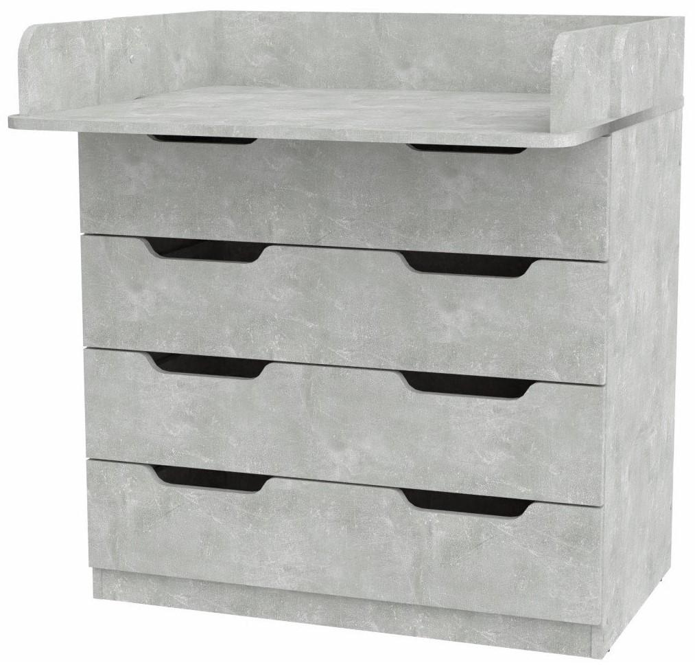 Детский комод KompaniT К-П Ателье светлый (Серый)