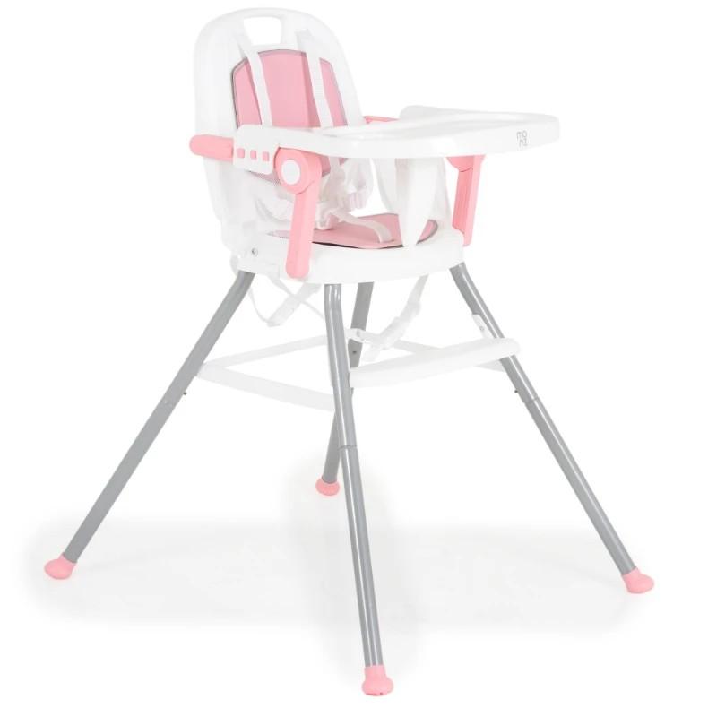 Scaun reglabil pe inaltime de masa Moni Amaretti 3in1 Pink