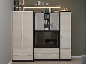 Стенка PS Анна(2) 2.25 м Венге / Шамони Светлый