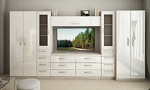 Living PS Alina Maxi X 3.9 m (TV-1.5 m) Stejar Cortona / Alb