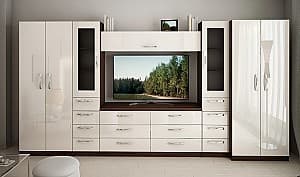 Living PS Alina Maxi X 3.9 m (TV-1.5 m) Mokko / Bianco-Bej
