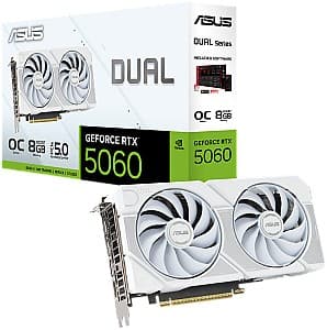 Placa video Asus Dual GeForce RTX 5060 White OC Edition 8GB