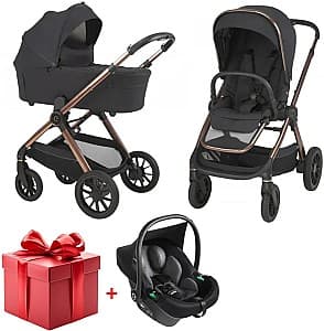 Коляска 2 в 1 Espiro Code New 2025-10 Clever Black