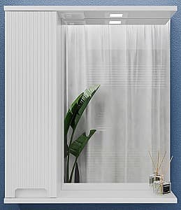 Dulap de baie Bayro Positano 700x750 stâng Alb Mat