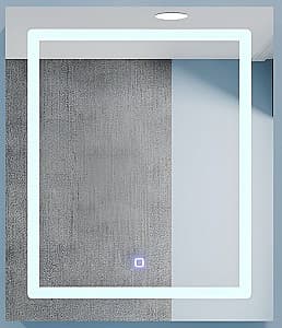 Шкаф в ванную Bayro Optima LED touch 600x700 правый Белый