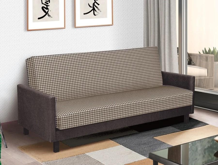 Диван Modern Adam 3 Tiffani 25/Cosmic 30 (Brown/White/Brown Dark)