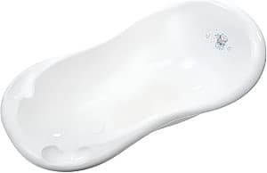 Cada pentru bebelusi Maltex Anti-Slip White