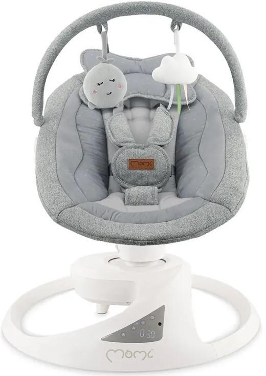 Шезлонг детский MoMi Pearl Gray