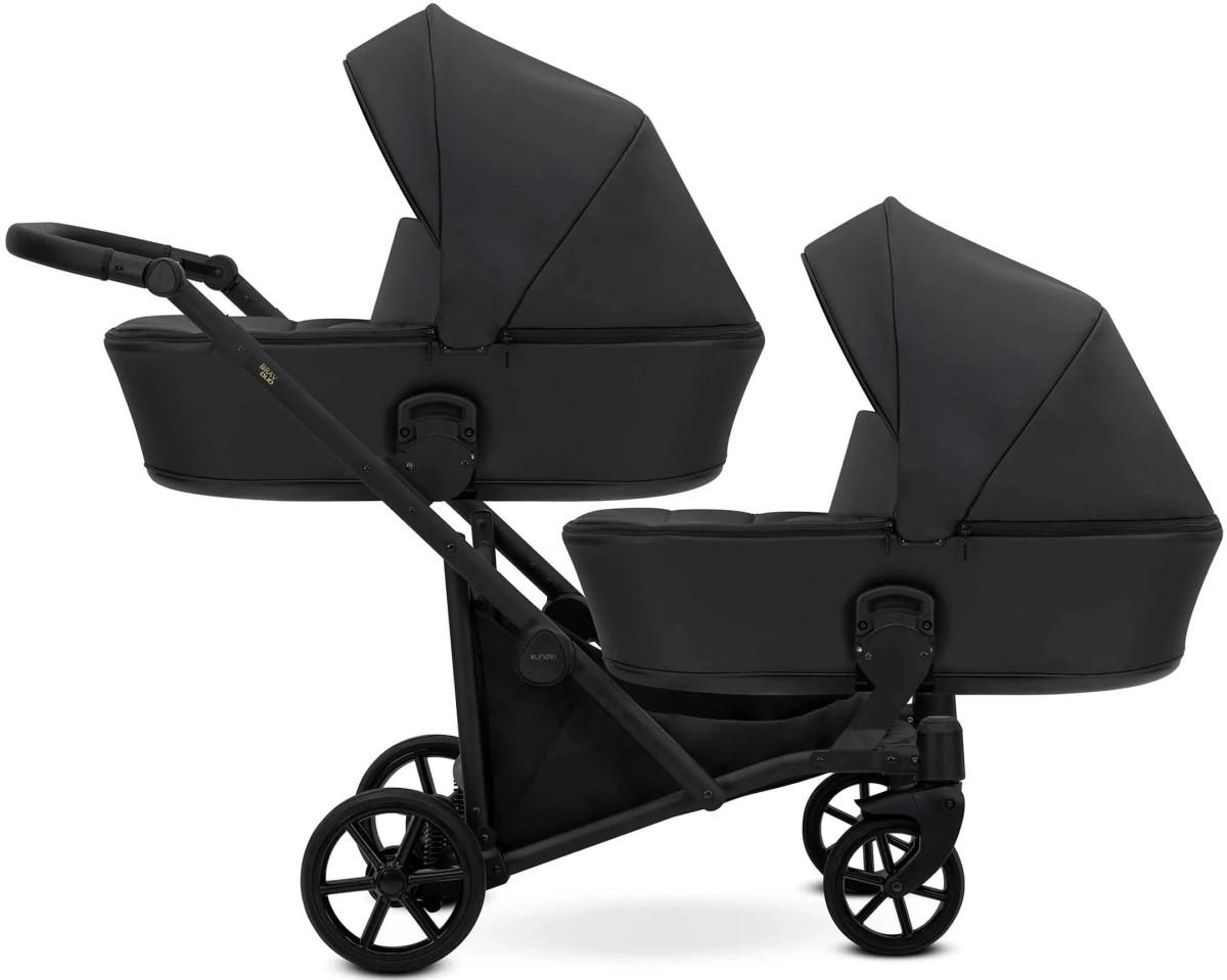Коляска для двойни Kunert Brav Duo Black Eco