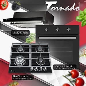 Комплект встраиваемой техники Tornado H59-4006B Eco BL + TRC-6M 888WP Black + SONDO H 700(60) FG BL