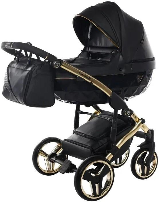 Carucior 2 in 1 Junama Diamond Fluo V3 Black Gold