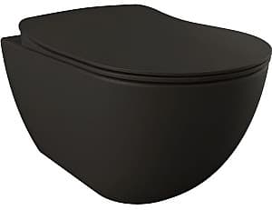 Унитаз Creavit Free FE320-11KK00E-0000/KC0903.01.2100E coal black