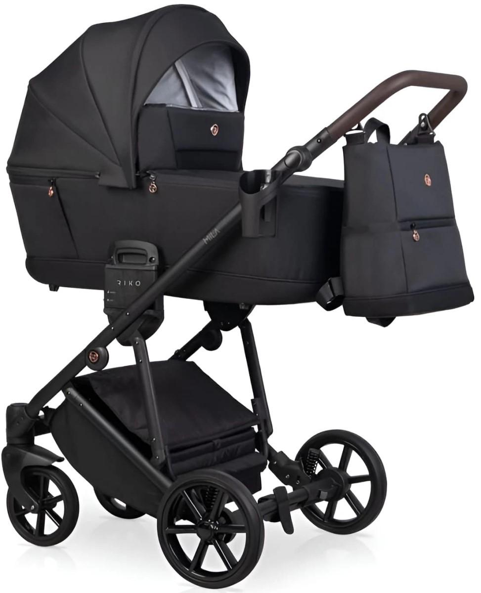 Коляска 2 в 1 Riko Mila Magma Black