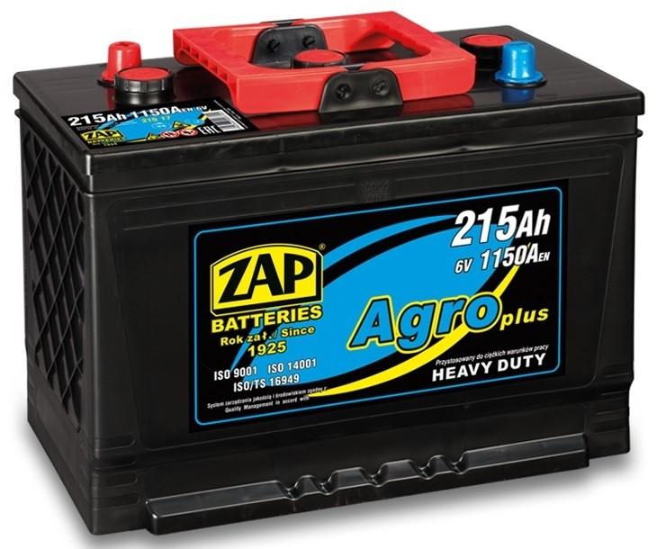 Аккумулятор ZAP 215 Ah 6V Agro Heavy Dute