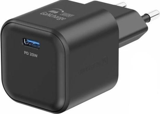 Incarcator telefon SWISSTEN GaN 1xUSB-C 20W PD Black