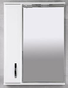 Шкаф в ванную Bayro Allure 550x750 левый Матовый белый