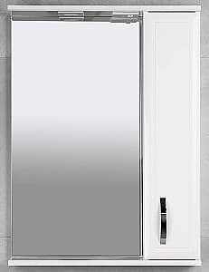 Шкаф в ванную Bayro Allure 550x750 правый Матовый белый