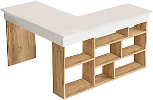 Письменный стол Trendy CT5-AW Атлантическая Сосна (Бежевый)/Белый