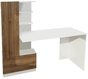 Письменный стол Trendy Domingos Белый/Орех (Коричневый)