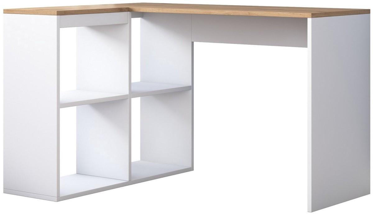 Masa de birou Trendy HA113 2035 Stejar (Bej)/Alb