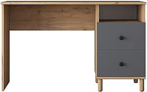 Masa de birou Trendy HA109 2636 Nuc (Maro)/Antracit (Gri)