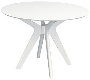 Стол из мдф Evelin Raffles Round White (Белый)