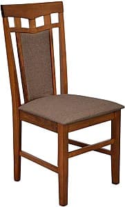 Scaun din lemn Evelin Deepa R Burnish Oak / EKEA-12 Dark Brown