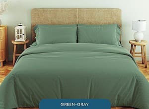 Комплект постельного белья TEP Soft Dreams 200x220 cm Green-Gray