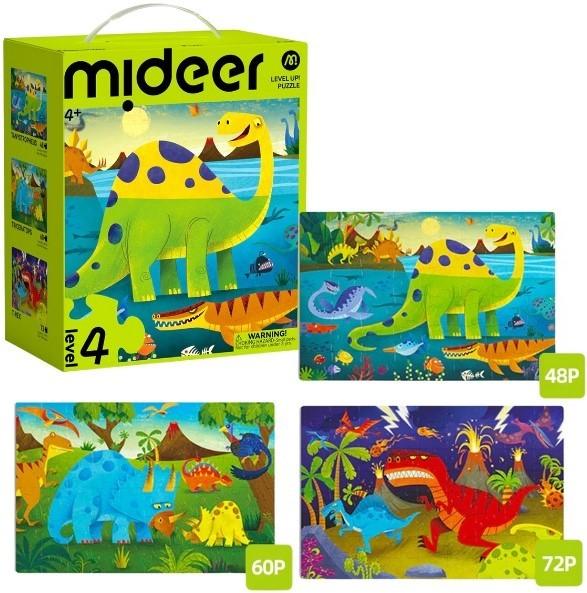 Puzzle Mideer Lumea Dinozaurilor (MD1643)